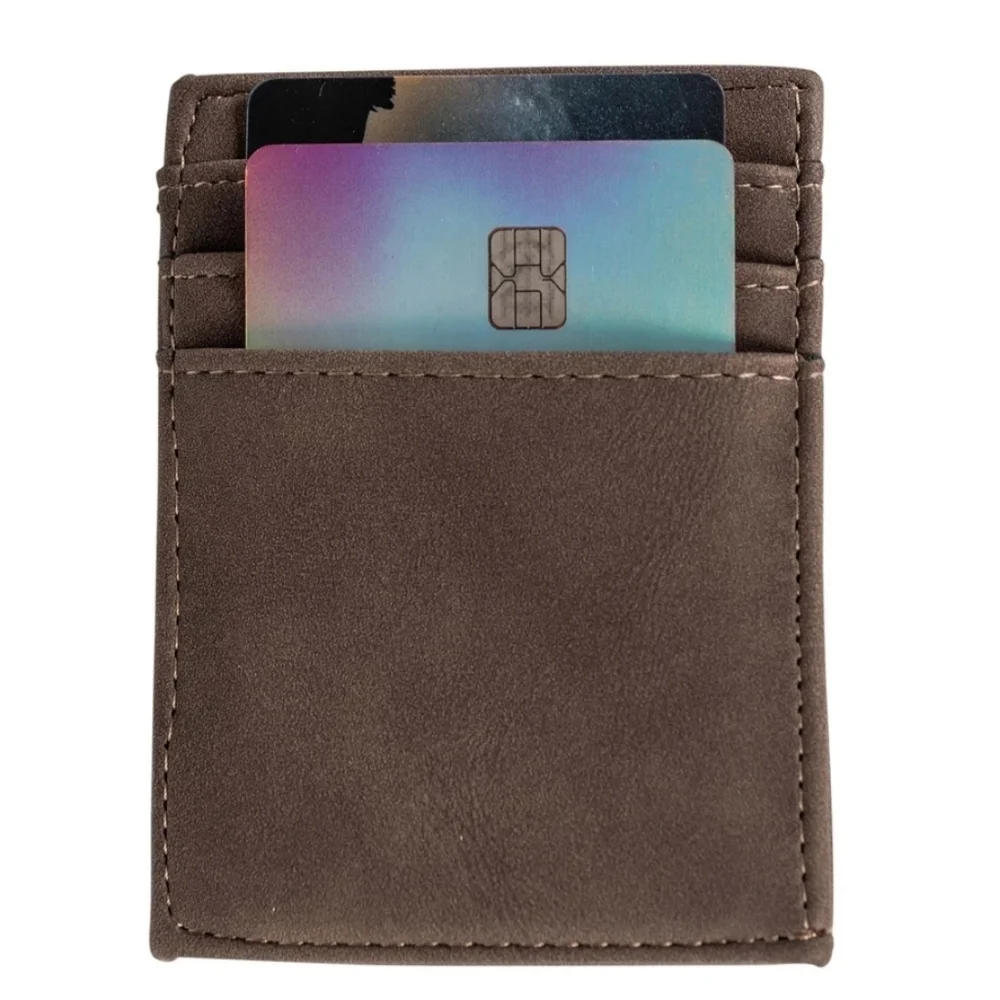 Men's Leather Money Clip With Bottle Opener,Color Black, Retail Price$24.95 USD